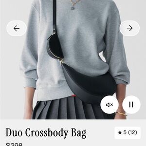 Kate Spade Elegant Black Duo Crossbody Bag